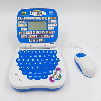 Vista 2 de Computador Educativo Infantil 2 Idiomas - Color: Rosado